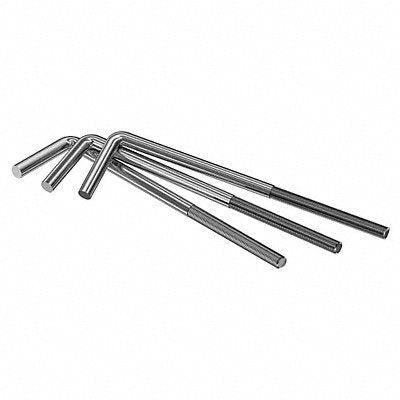 CALDWELL 6AnchorBoltKit Anchor Bolt JibCrane 1-1/4-7 OAL42In PK6