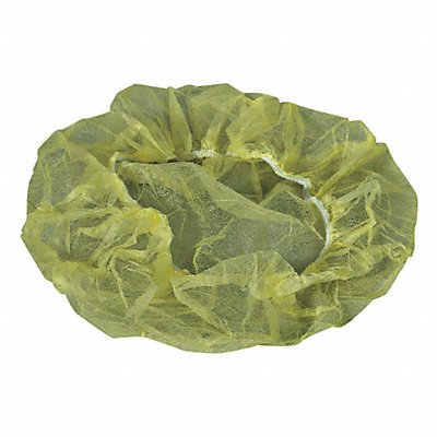 CELLUCAP B4HSYL Bouffant Cap PP Yellow 18 in PK1000