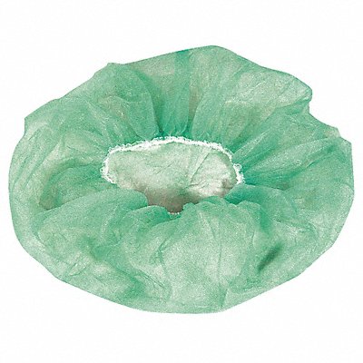 CELLUCAP BI4HSGR Bouffant Cap PP Green 21 in PK1000
