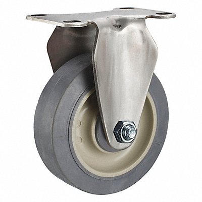 GRAINGER P12RXRP040B12001 Standard Plate Castor Rigid 300 lb.