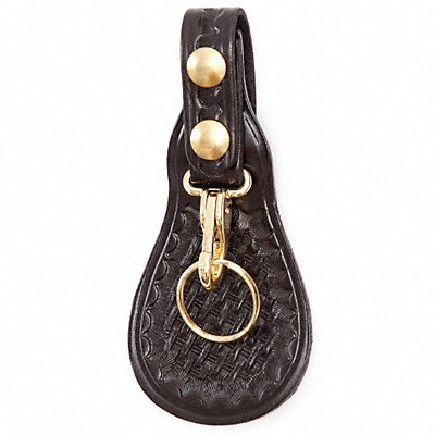 GOULD GOODRICH INC. B72WBR Key Strap with Flap Black Weave