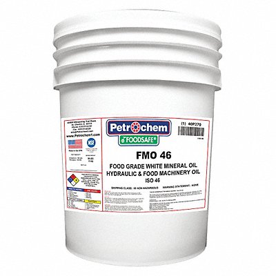 PETROCHEM FOODSAFEFMO46005 Mineral Hydraulic Oil FG 5 gal