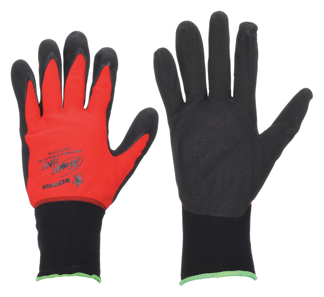 MCR SAFETY N96970XXL Coated Gloves Nylon 2XL PR