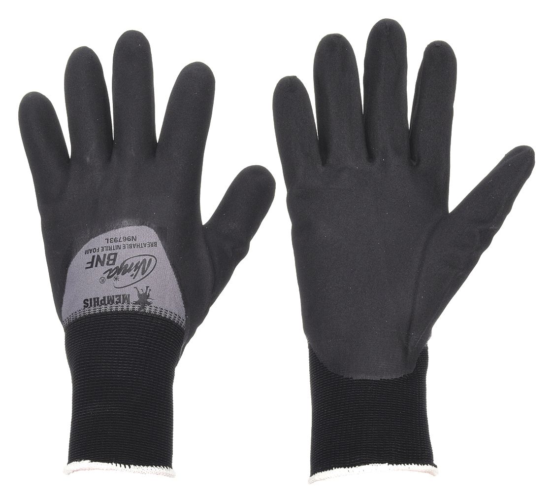 MCR SAFETY N96793S Coated Gloves Nylon S PR
