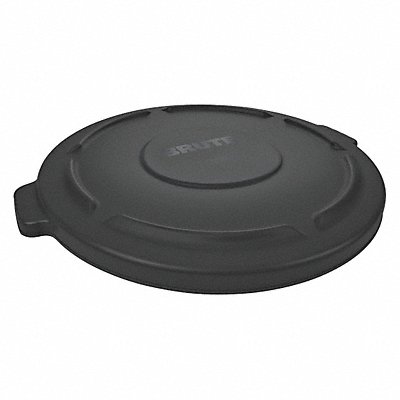 RUBBERMAID COMMERCIAL PRODUCTS 1867532 J2224 Garbage Can Top Flat Snap-On Closure Black