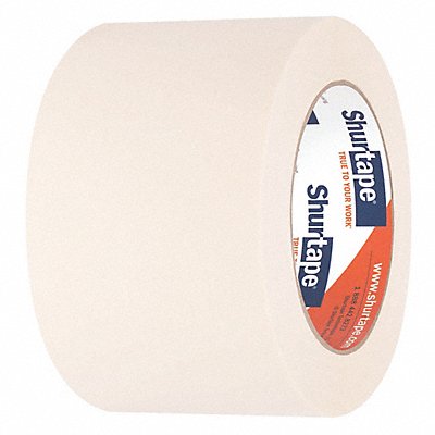SHURTAPE CP083 Masking Tape 2 13/16 W 60 yd L Tan PK16