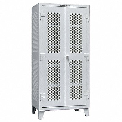 STRONG HOLD 66VBS244 Storage Cabinet 78 x72 x24 DrkGry 4Shlv