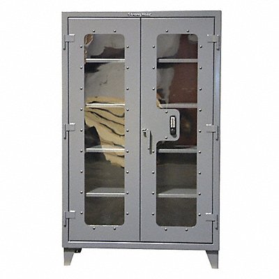 STRONG HOLD 46LD244KP Storage Cabinet 78 x48 x24 DrkGry 4Shlv