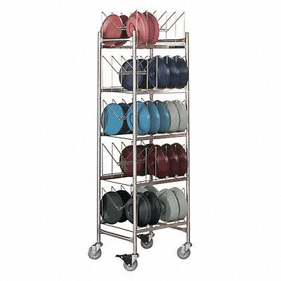 CARLISLE DINEX DX1173X50 Drying and Storage Cart 20.25 W 73 H