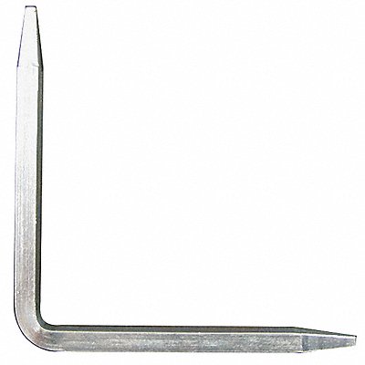 KISSLER 80401 Wrench Angle Seats 6in. L Black Steel