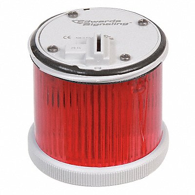 EDWARDS SIGNALING 270CLEDMR120A Stacklight Warning Light 120VAC Red