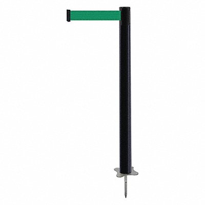 TENSABARRIER 88433STDG6XC Spike Post Black Post 43 H