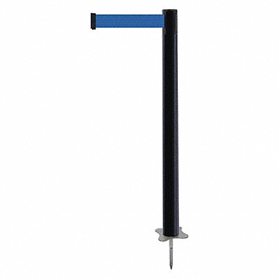 TENSABARRIER 88433STDL5XC Spike Post Black Post 43 H