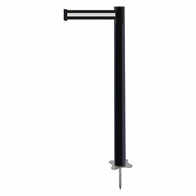 TENSABARRIER 88433STDS7XC Spike Post Black Post 43 H