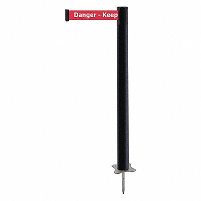 TENSABARRIER 88433MAXRHXC Spike Post Black Post 43 H