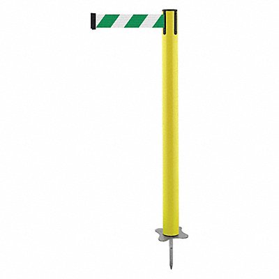 TENSABARRIER 88435STDD2XC Spike Post Yellow Post 43 H