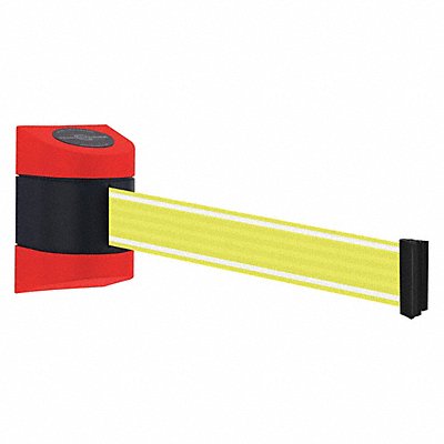 TENSABARRIER 89715S21Y5NVC Retractable Belt Barrier Yllw/Wht Belt