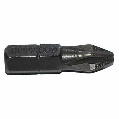 ZEPHYR D1222XXACRB250PK Insert Bit Hex Shank Single End PK250