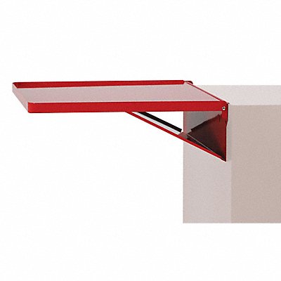 KENNEDY DS1R Red Side Shelf Steel 20 1/8 in W