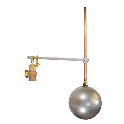 GRAINGER AHL50GR Float Valve Bronze FNPT Connection 1/2