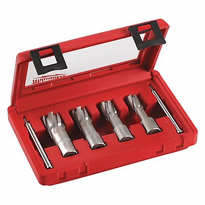 MILWAUKEE 49228430 Annular Cutter Set 4pc Tungsten Carb Tip