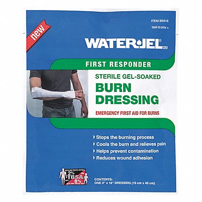 WATERJEL B04162869000 Burn Dressing Blue 16 L 4 W PK7