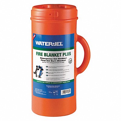 WATERJEL G7260C469000 Fire Blanket 5 ft W 6 ft L Tan