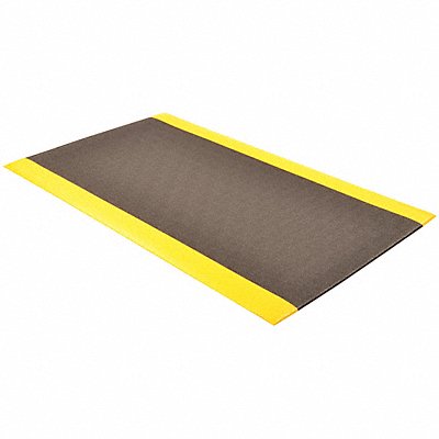 NOTRAX 415R0024BY Antifatigue Runner Black YllwBrdr 2x60ft