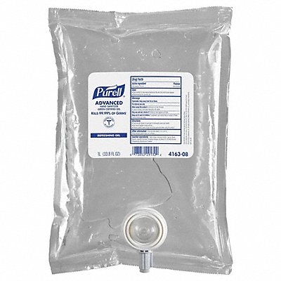 PURELL 416308 Hand Sanitizer 1 000mL FragranceFree PK8