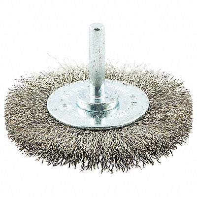GRAINGER 66252838972 Wire Wheel Brush Shank Mount 3/4 L Trim