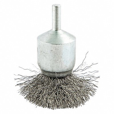 GRAINGER 66252838899 Crimped Wire End Brush Shank Size 1/4