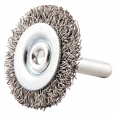 GRAINGER 66252838999 Wire Wheel Brush Shank Mount 3/8 L Trim
