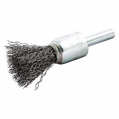 GRAINGER 66252838889 Crimped Wire End Brush Shank Size 1/4