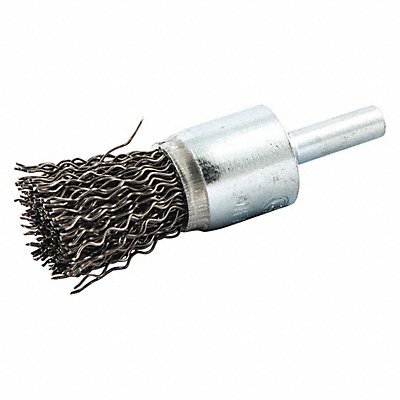 GRAINGER 66252838892 Crimped Wire End Brush Shank Size 1/4