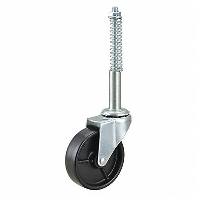 GRAINGER 416P14 Extend-Stem Threaded Castor for Ladders