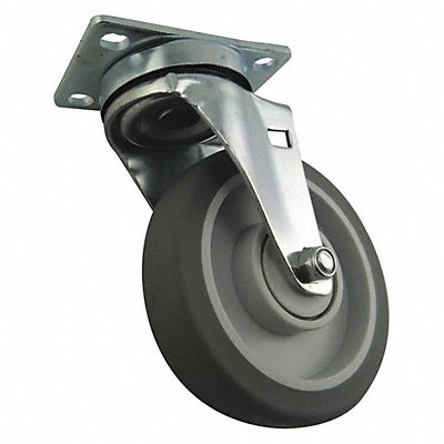 GRAINGER 416P30 Standard Plate Castor Swivel 280 lb.