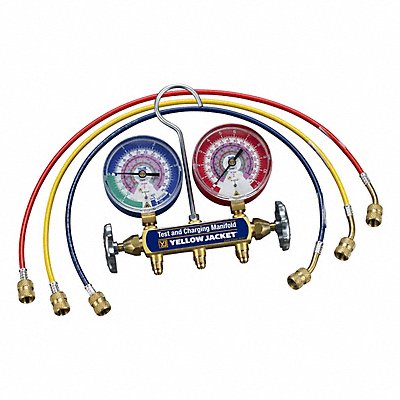YELLOW JACKET 41868 R600a/290 MANIF/HOSES CLAM