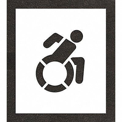 RAE STL10831201 Pavement Stencil 20 H 18 W 0.125 Thick