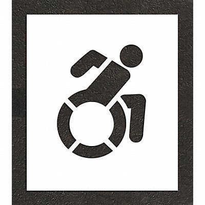 RAE STL10831501 Pavement Stencil 23 H 20 W 0.125 Thick