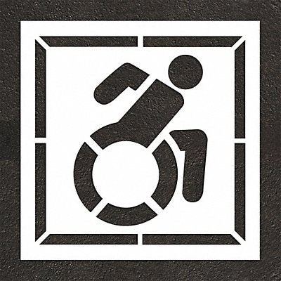 RAE STL11635602 Pavement Stencil 64 H 64 W 0.063 Thick