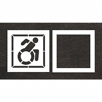 RAE STL11633003 Pavement Stencil 38 W 0.063 Thick 2 pcs