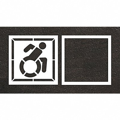 RAE STL11635603 Pavement Stencil 64 W 0.063 Thick 2 pcs