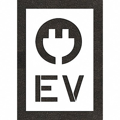 RAE STL11653615 Pavement Stencil 44 H 28 W 0.063 Thick