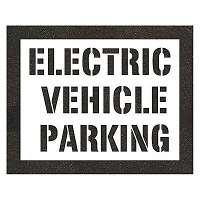 RAE STL11691234 Pavement Stencil 70 H 46 W 0.063 Thick