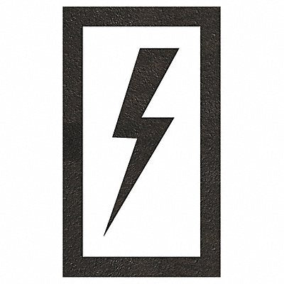 RAE STL11653622 Pavement Stencil 23 H 44 W 0.063 Thick