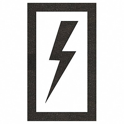 RAE STL10853622 Pavement Stencil 23 H 44 W 0.125 Thick