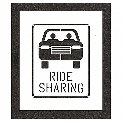 RAE STL11652430 Stencil 0.063 Thick Parking Lot Symbols