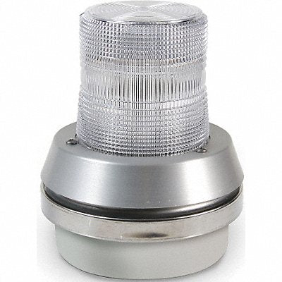 EDWARDS SIGNALING 51XBRFW120A Horn Strobe White Cast Aluminum 120VAC