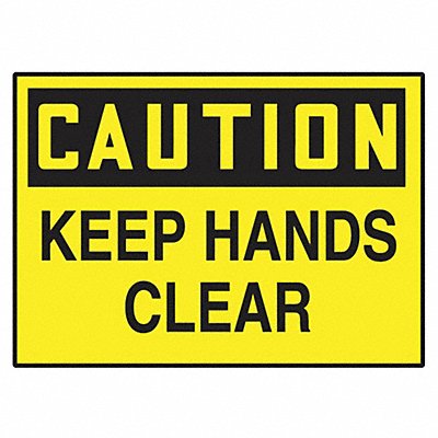 ACCUFORM LEQM780VSP Safety Label 3 1/2 inx5 in Vinyl PK5