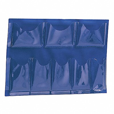 FIRST AID ONLY M5061 Replacement Pockets 9 H 15 W Blue